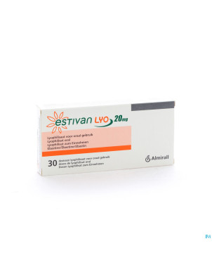 Estivan lyo 20 mg dos lyo 30 x 20 mg