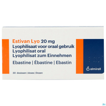 Estivan lyo 20 mg dos lyo 30 x 20 mg
