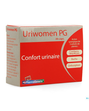 Uriwomen pg pharmagenerix caps 30
