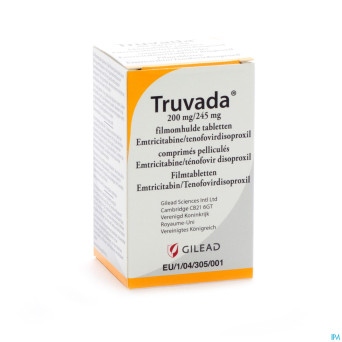 Truvada 200 mg/245 mg comp pell 30