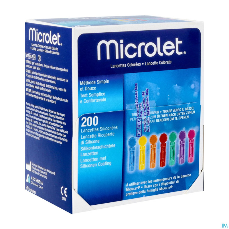 Bayer microlet lancettes ster couleur 200