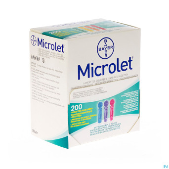 Bayer microlet lancettes ster couleur 200
