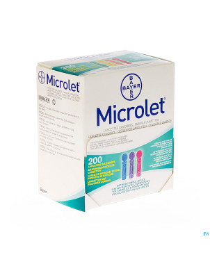 Bayer microlet lancettes ster couleur 200