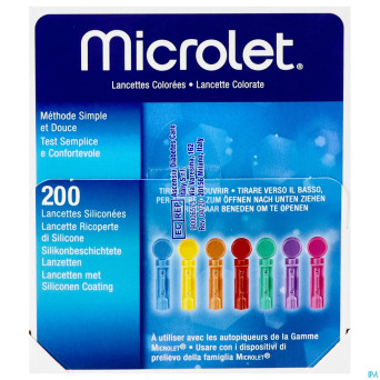 Bayer microlet lancettes ster couleur 200