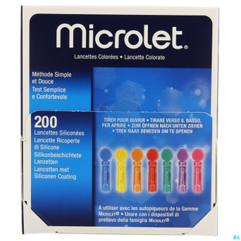 Bayer microlet lancettes ster couleur 200
