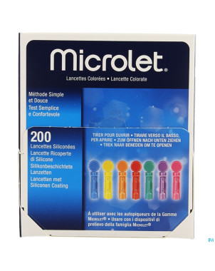 Bayer microlet lancettes ster couleur 200