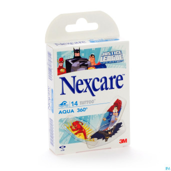 Nexcare 3m aqua 360 tattoo justice league 14