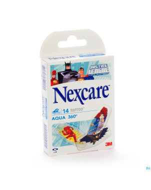 Nexcare 3m aqua 360 tattoo justice league 14