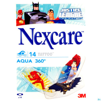 Nexcare 3m aqua 360 tattoo justice league 14