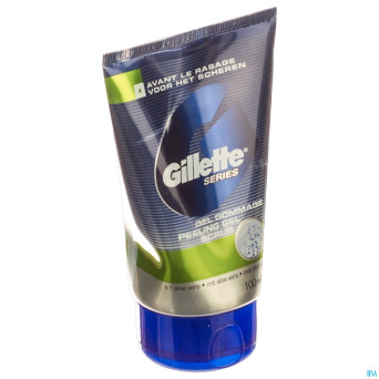 Gillette face scrub homme 100ml