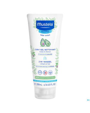 Mustela pn 2en1 gel nettoyant 200ml nf