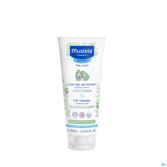 Mustela pn 2en1 gel nettoyant 200ml nf