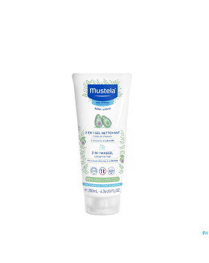 Mustela pn 2en1 gel nettoyant 200ml nf