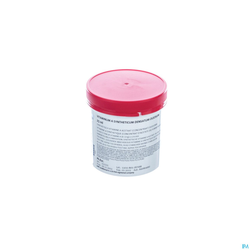 Vitamine a acetate   huile 25ml fag