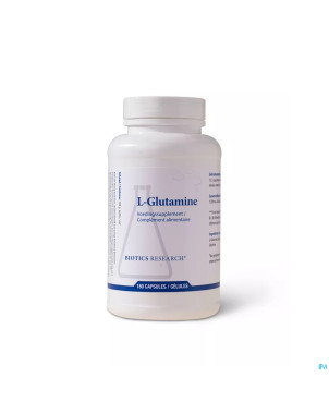 L-glutamine 500mg biotics    caps 180