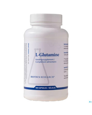L-glutamine 500mg biotics    caps 180