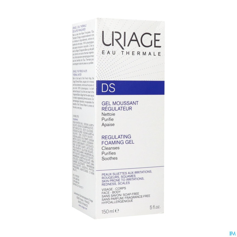 Uriage ds gel nettoyant  tube 150ml