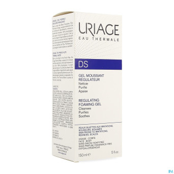 Uriage ds gel nettoyant  tube 150ml