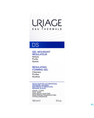 Uriage ds gel nettoyant  tube 150ml
