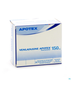 Venlafaxine apotex 150mg caps liber prolonge 56