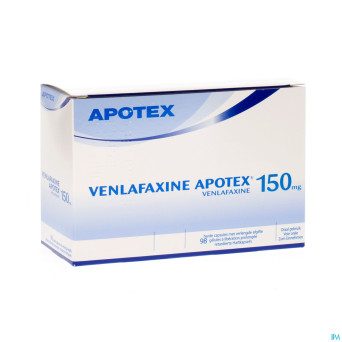 Venlafaxine apotex 150mg caps liber prolonge 98