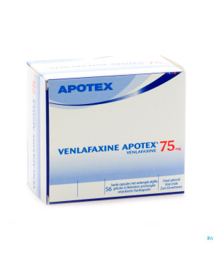 Venlafaxine apotex  75mg caps liber prolonge 56
