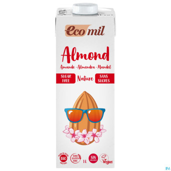 Ecomil lait amande sans sucre 1l