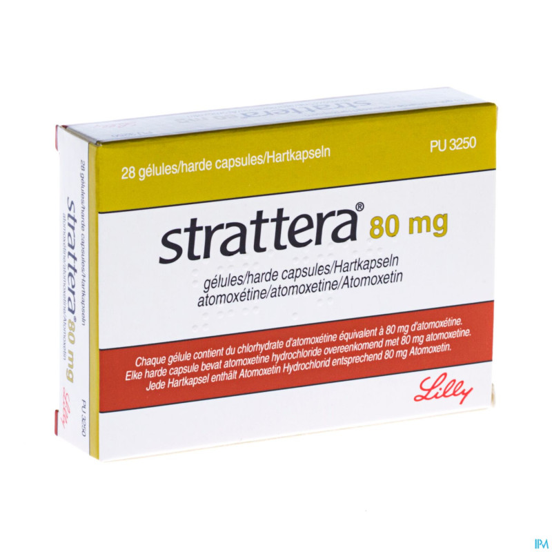 Strattera caps 28 x 80 mg