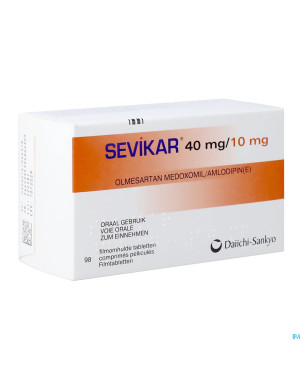 Sevikar 40 mg/10 mg comp pell 98