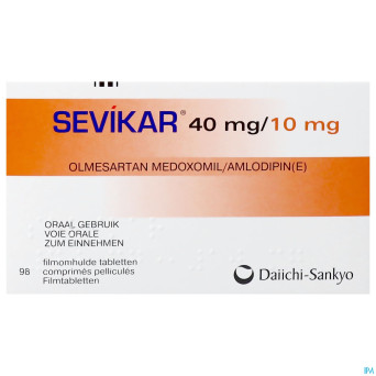 Sevikar 40 mg/10 mg comp pell 98