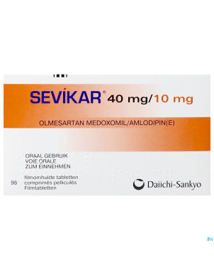 Sevikar 40 mg/10 mg comp pell 98