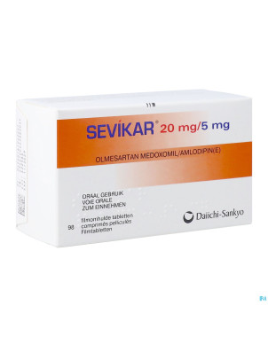Sevikar 20 mg/5 mg comp pell 98
