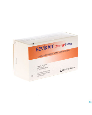 Sevikar 20 mg/5 mg comp pell 98