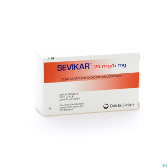 Sevikar 20 mg/5 mg comp pell 98