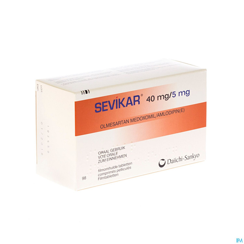 Sevikar 40 mg/5 mg comp pell 98