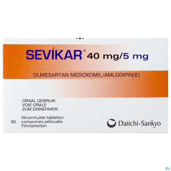 Sevikar 40 mg/5 mg comp pell 98