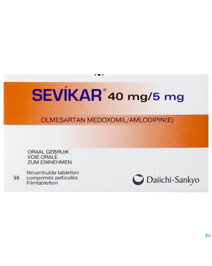 Sevikar 40 mg/5 mg comp pell 98