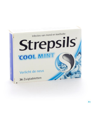 Strepsils cool mint tabl a sucer 36