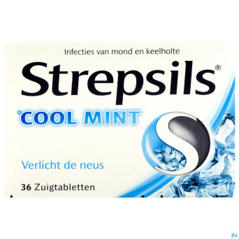 Strepsils cool mint tabl a sucer 36