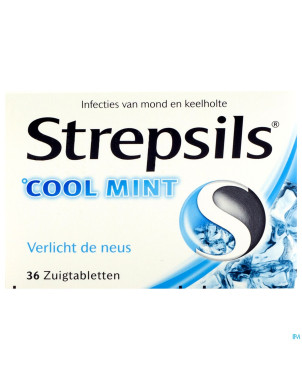Strepsils cool mint tabl a sucer 36