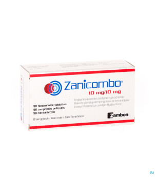 Zanicombo 10 mg/10 mg comp pell 98