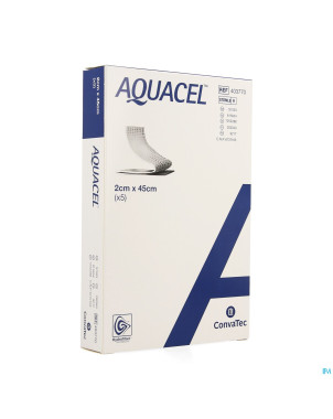 Aquacel pans hydrofiber+renfort fibre 2x45cm 5