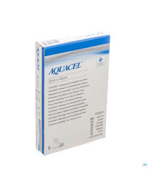 Aquacel pans hydrofiber+renfort fibre 2x45cm 5