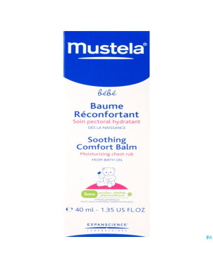 Mustela bb baume reconfortant nf tube 40ml