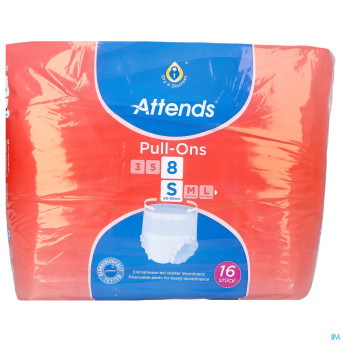 Attends pull on 8 slip small   1x16