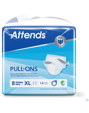 Attends pull on 8 slip xl    1x14