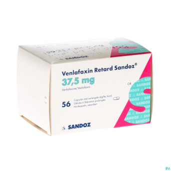Venlabloxus 37,5mg liberation prolongee caps  56