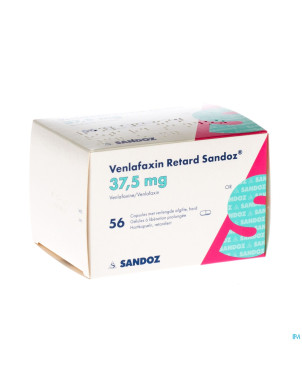 Venlabloxus 37,5mg liberation prolongee caps  56