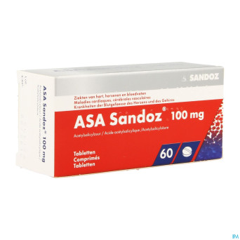 Asa sandoz 100 mg tabl  60 x 100 mg