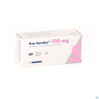 Asa sandoz 100 mg tabl  60 x 100 mg